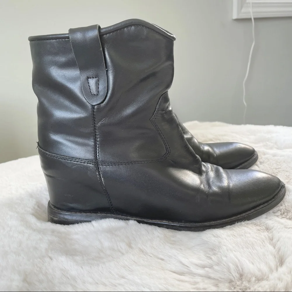 Isabel Marant Crisi Concealed-Wedge Ankle Boots